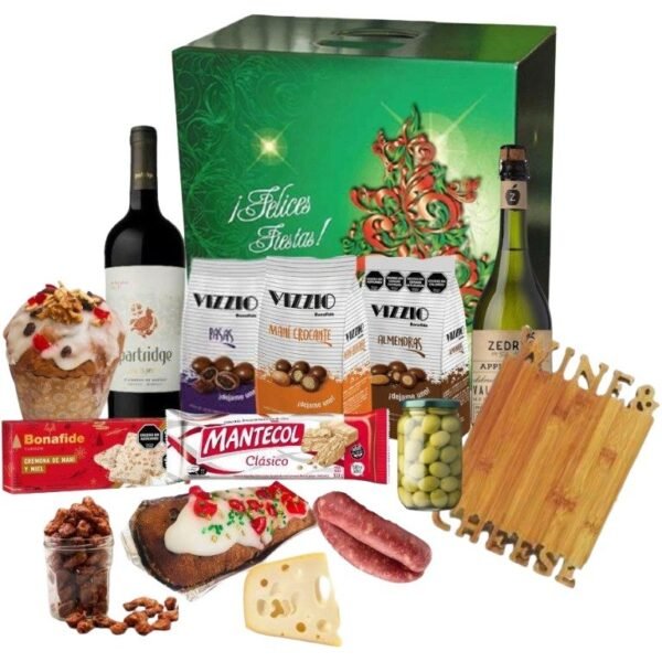 CAJA NAVIDEÑA 13 Productos premium + Tabla