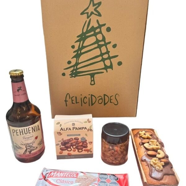 CAJA NAVIDEÑA 5 Productos Artesanal